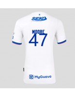 Moške Nogometnih dresov Rangers Mikey Moore #47 Gostujoči 2025-26 Kratki rokavi